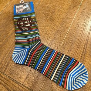 Blue Q Men’s Socks - Left the Seat Up for You